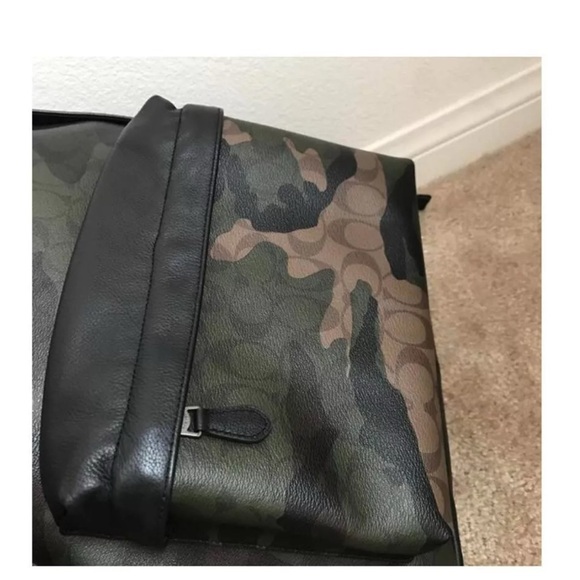 Coach Charles Print Camo Backpack - Picture 2 of 3